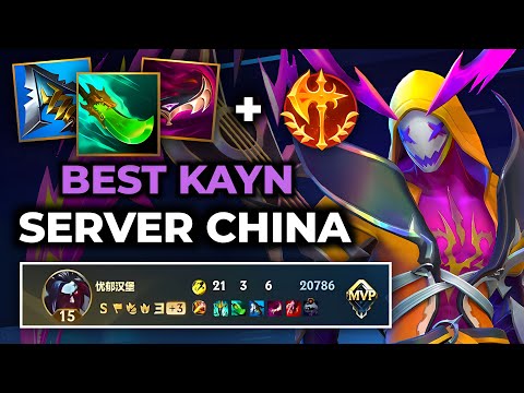 Kayn Red Wild Rift China - Build Runes Guide Patch 7.0a - Gameplay Kayn Season 20