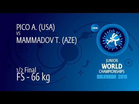 1/2 FS - 66 kg: T. MAMMADOV (AZE) df. A. PICO (USA), 7-7