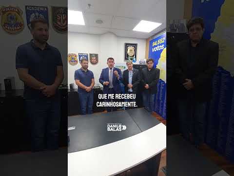 Deputado Danilo Balas recebe Vereador Kant e Secretários de Laranjal Paulista e reforça parceria