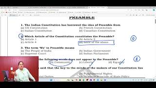CONSTITUTIONAL LAW - Preamble (MLC)