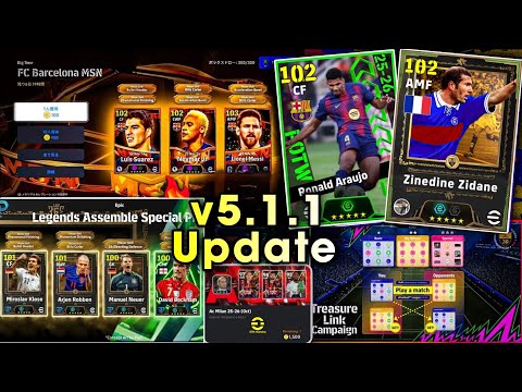 Next Set Of Epic : v5.1.1 Update In eFootball 2026 Mobile | National Legends In eFootball 26 😍