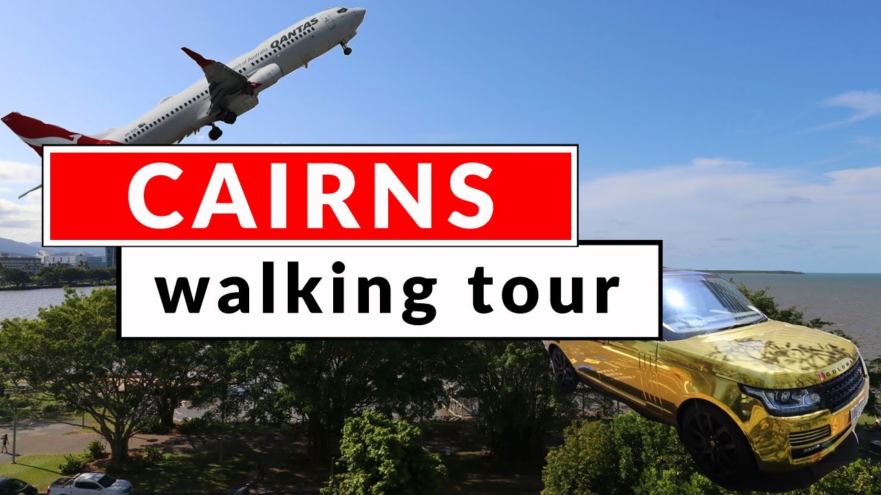 Embark on a walking tour across Cairns Esplanade Trail.