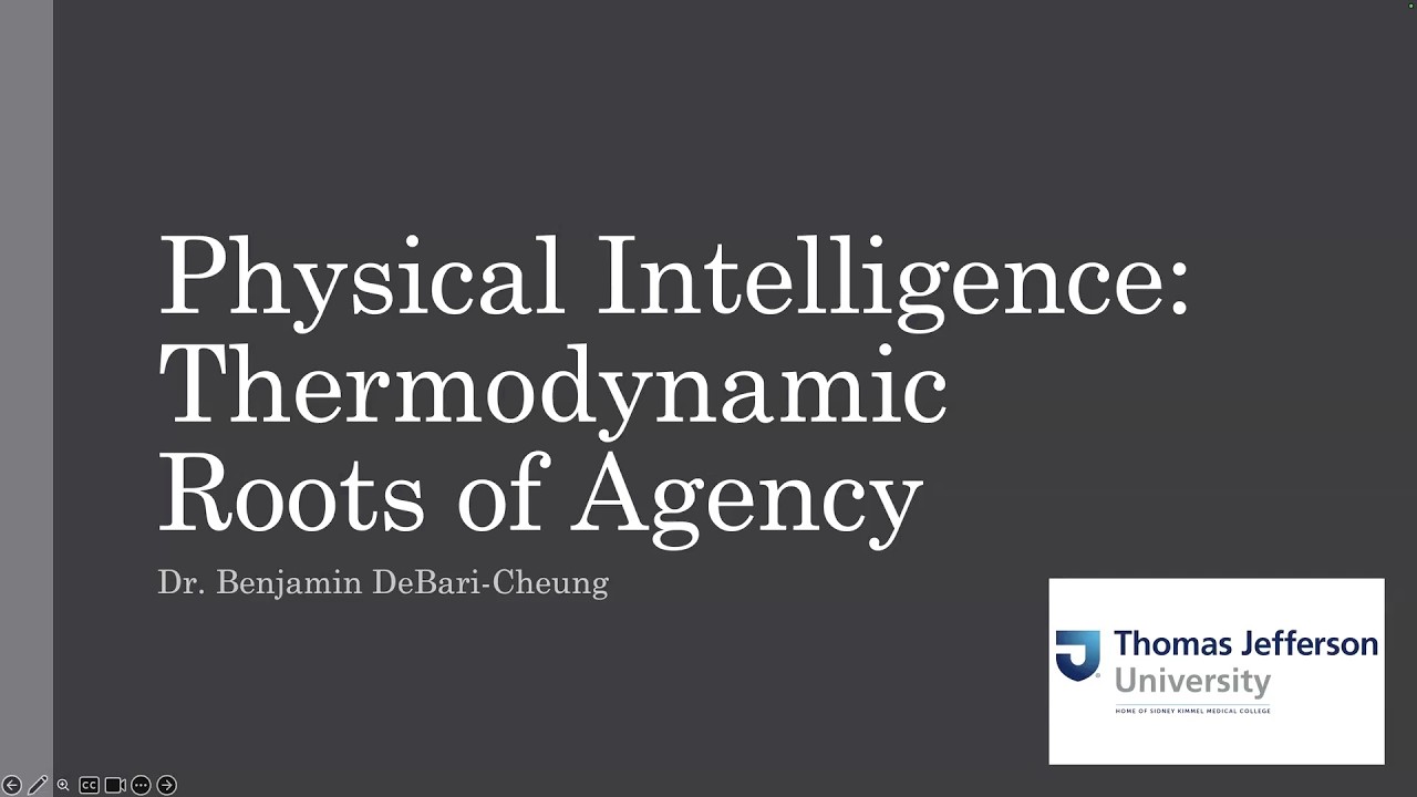 "Physical Intelligence: thermodynamic roots of agency" by Benjamin DeBari-Cheung