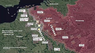 World War One Animated Map Western Front 1914 to 1918