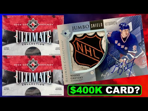 CRAZY SHIELD HUNTING! - 2024-25 Upper Deck Ultimate Collection Hockey Hobby Box Break x2