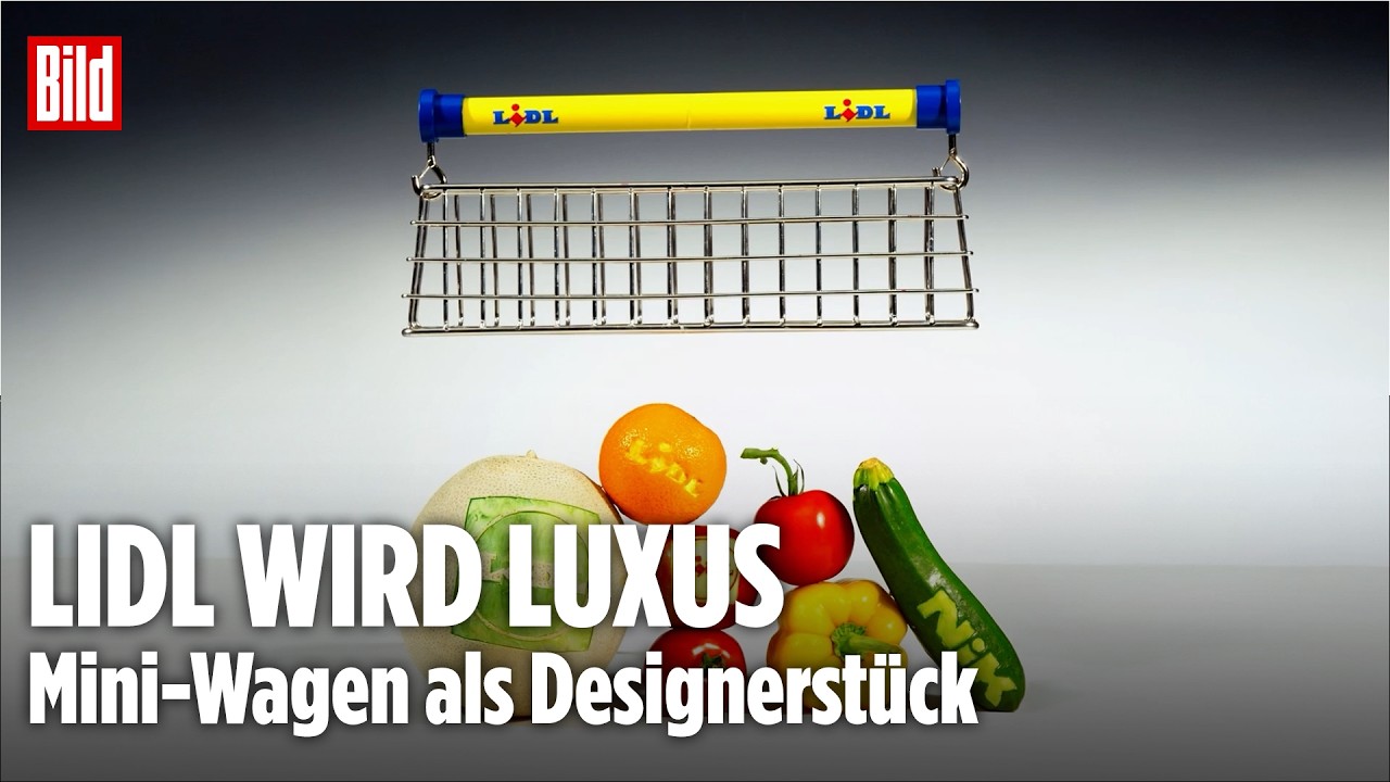 Lidl sorgt für Luxus-Hype: Mini-Einkaufswagen als Designer-Tasche