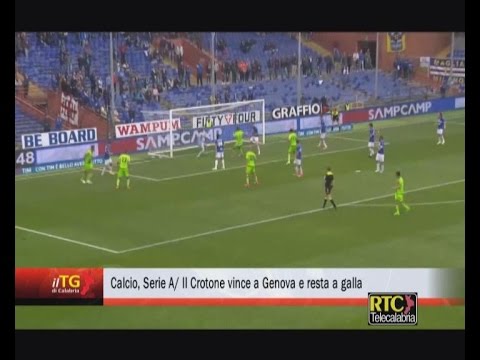 Calcio, Serie A/ Il Crotone vince a Genova e resta a galla RTC TELECALABRIA
