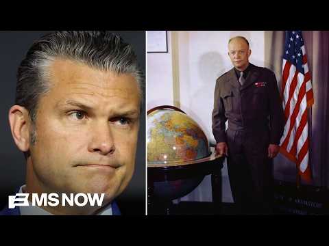 What in the WORLD?! Hegseth's staff BROKE Eisenhower's globe because he wanted it in office: WaPo