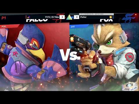 Ascension VI SSBU Top 64 WR1 - TUX|El Nino (Falco) vs Potter (Fox)
