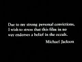 Michael Jackson Thriller DVD Part 1