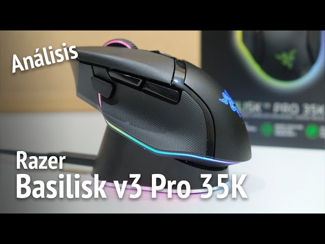 Vídeo relacionado con Razer Basilisk V3 35K - Ratón ergonómico con Cable para Juegos Totalmente Personalizable - Sensor óptico Focus Pro 35K (Rueda de inclinación HyperScroll, iluminación Chroma de 11 Zonas) Negro