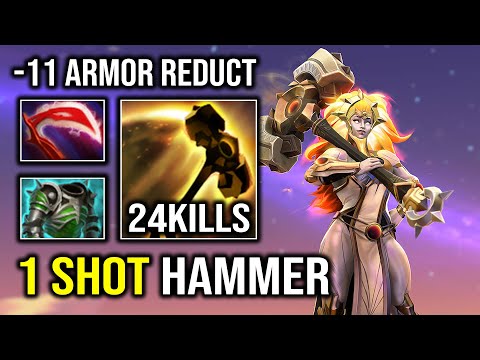 How to Play Offlane Dawnbreaker 1 Shot Hammer Brutal 11 Armor Reduct Dota 2