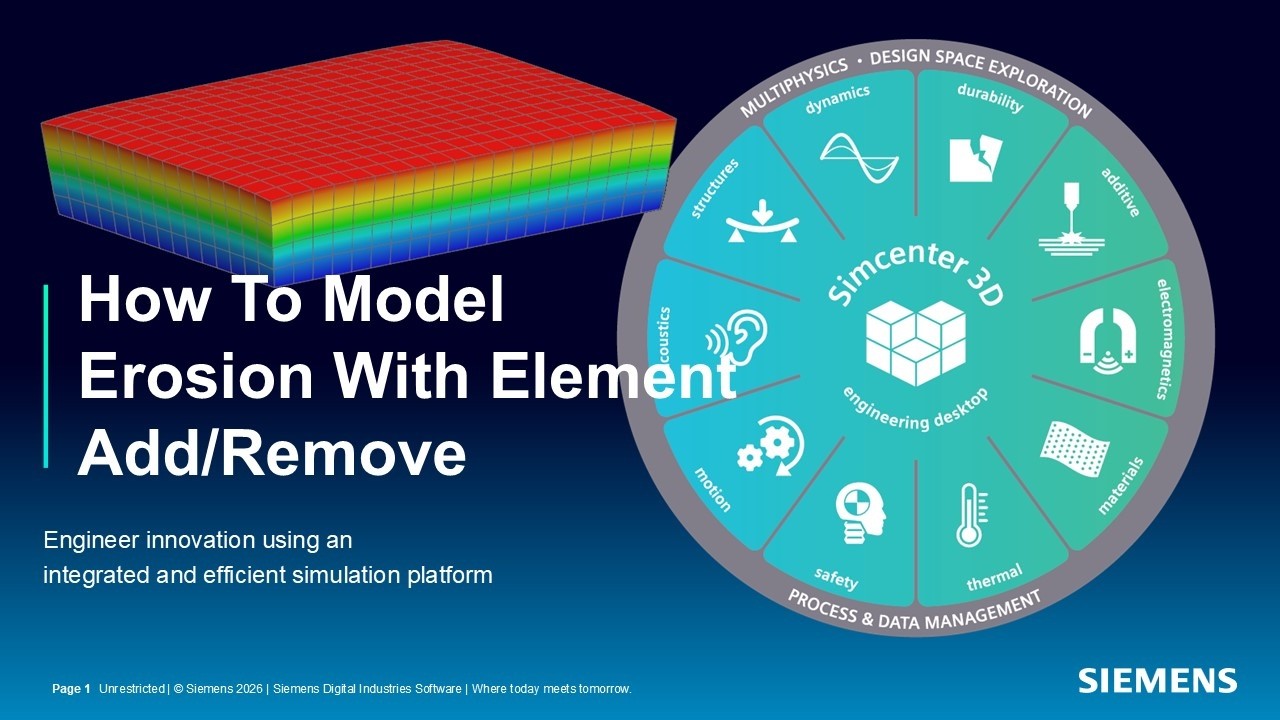 How To Model Erosion With Element Add/Remove