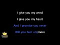 NSYNC- This I promise you( Karaoke Audio With Lyrics)