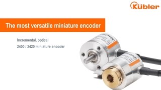 2400/2420: the most versatile miniature encoder