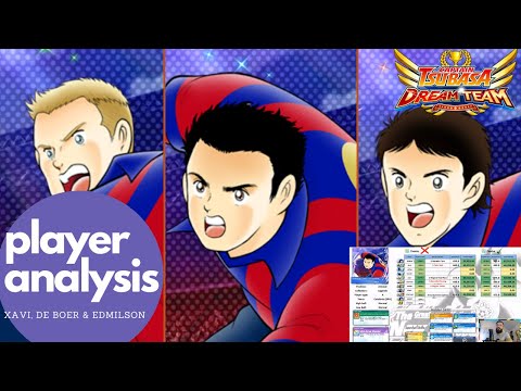 Xavi, Edmilson & De Boer Analysis - Captain Tsubasa : Dream Team