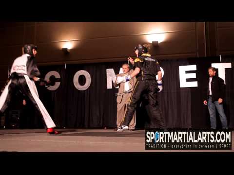Robyn Lebuffe v Chelsey Nash - Compete Nationals 2013 - Women's sparring grands