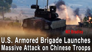 U.S. Armored Brigade launches a large-scale attack on the Chinese Armored Brigade. (World War 35)