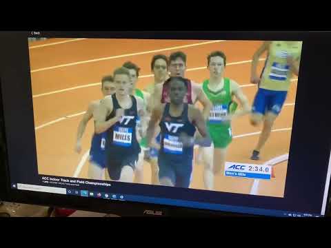 2021 ACC Indoor Championships Men’s Mile