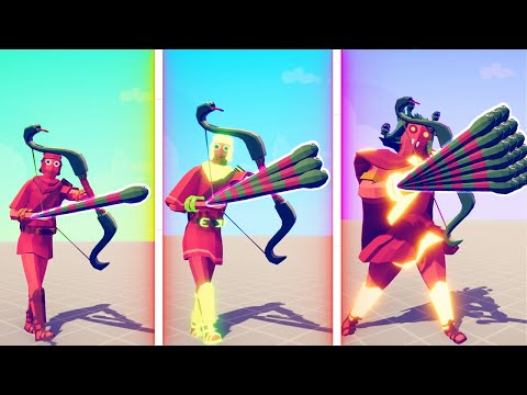 EVOLUTION OF SNAKE ARCHER - Totally Accurate Battle Simulator TABS