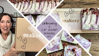 Let's Make Soap❣️  MAKESY Unboxing & Beginner Cold Process Soap Making Kit | Ellen Ruth Soap