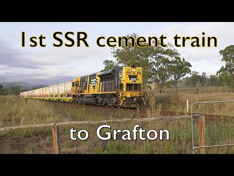 SSR102-1st Grafton cement train 17th Jan 2026