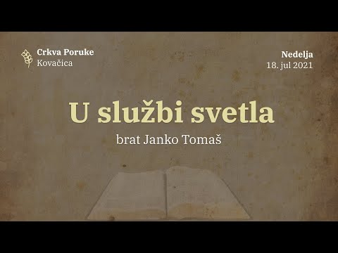 U službi svetla - brat Janko Tomaš