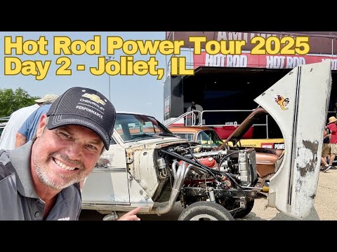 Hot Rod Power Tour 2025 Day 2 at Route 66 Raceway Joliet, IL