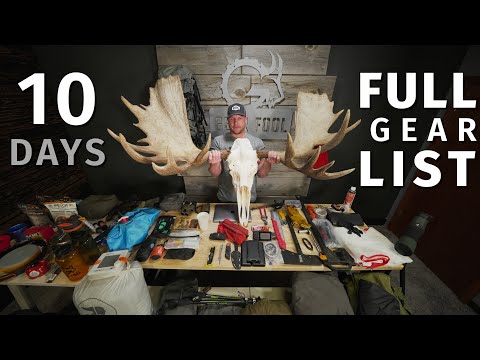 Alaska DIY Moose Hunt Gear Dump (in-depth list)