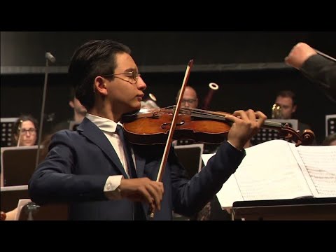 Juan José Peña A.(13yrs old) - Wieniawski: Violin Concerto N°2, D minor op22 (1st Mov)