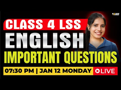CLASS 4 ENGLISH | EVS | IMPORTANT QUESTIONS | EXAM WINNER
