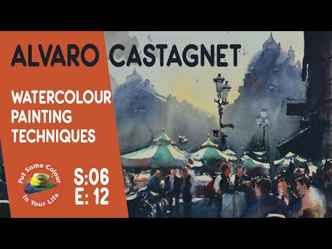 Alvaro Castagnet Aquarellmaltechniken und Tutorial „I Colour In Your Life“