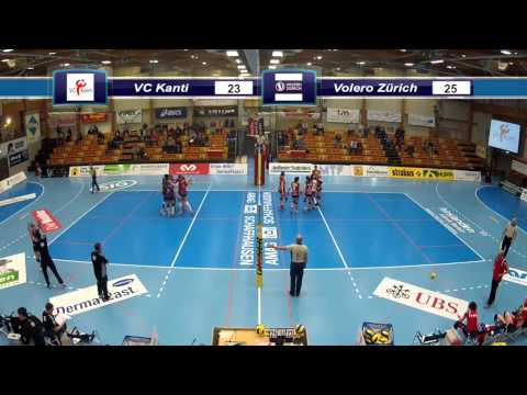 NLA 2013/2014 Finalrunde: VC Kanti - Volero Zürich 2:3 (23.02.2014)