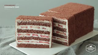 딸기 초코 케이크 만들기 : Strawberry Chocolate Cake Recipe | Cooking tree