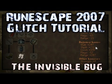 [RS07] RuneScape Glitch Tutorial - Invisible Bug