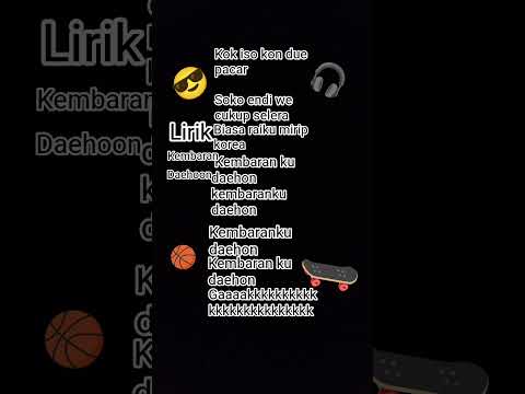 lirik kembaran ku daehon