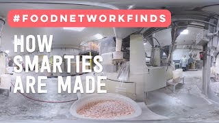 How Smarties Are Made: Exclusive 360° Candy Factory Tour | Food Network