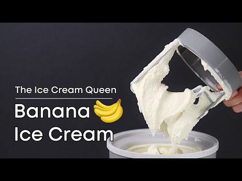 🍌🍦Banana Ice Cream with perfect texture and mouthfeel - with or without xanthan gum!