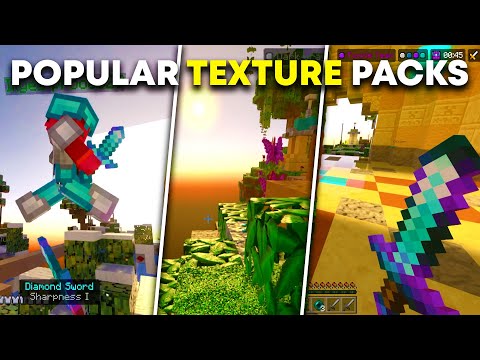 Minecraft Bedrock Most POPULAR Texture Packs OF ALL TIME...