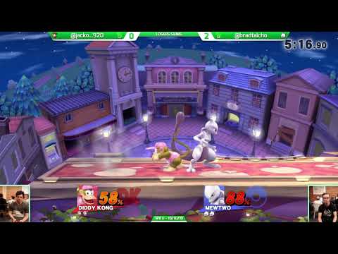 EVAC 19/10/18 - Smash 4 - Jacko (Diddy Kong) vs Taicho (Mewtwo) - Losers Finals
