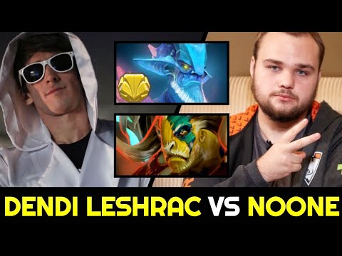 DENDI vs NOONE — Scepter Leshrac vs Scepter Elder Titan 7.27 Dota 2
