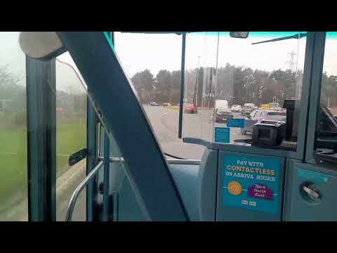 arriva northumbria 7605 NK59DLY Wright gemini 2 DB300 X10 Newcastle