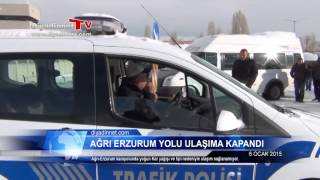 preview picture of video 'Ağrı Erzurum Yolu Ulaşıma Kapandı'