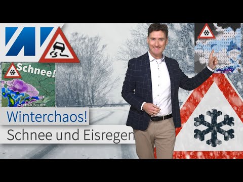 UNWETTER: Warnung vor Verkehrschaos: Schnee- und Eisregenwalze! Sturmgefahr steigt, Weihnachtswetter