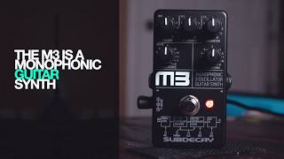 Video thumbnail for Subdecay M3 Guitar Synth pedal - demo by RJ Ronquillo by R.J. Ronquillo