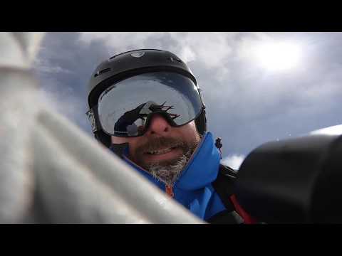 Monterosa ski - freeriding from Punta Indren (3250m) with a Staaker drone