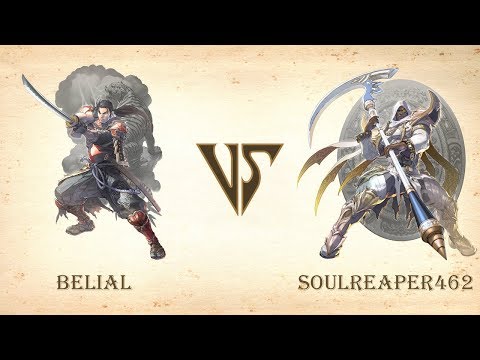 Belial (Mitsurugi) VS soulreaper462 (Zasalamel) - Network Test Beta