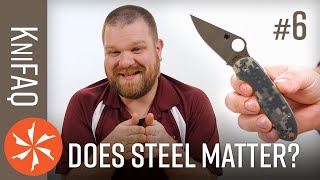 KnifeCenter FAQ #6: Is Blade Steel Important? + Cold Steel, New Knife Recommendations, More