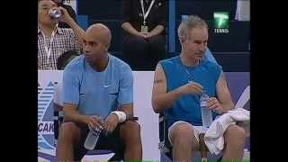 Federer &amp; Borg vs Blake &amp; McEnroe - Kuala Lumpur