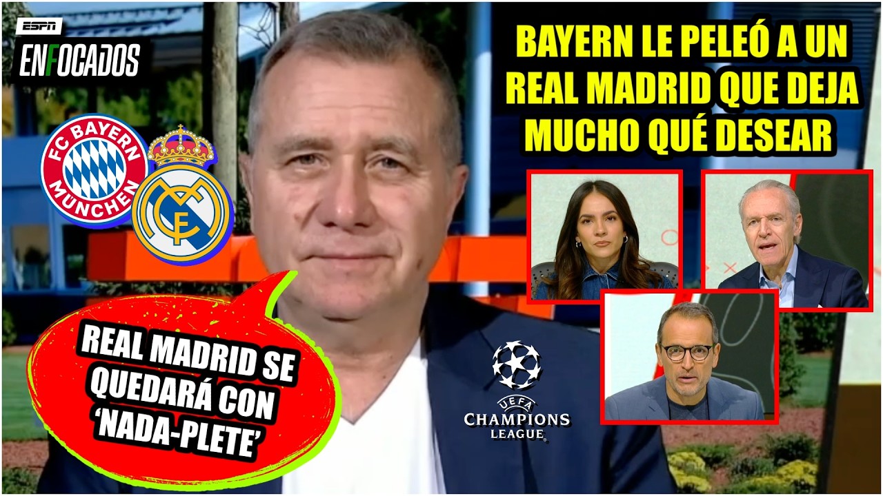 BAYERN JUSTO GANADOR vs REAL MADRID. VINI DEJÓ MUCHO QUÉ DESEAR, diferencia en derrota | Enfocados